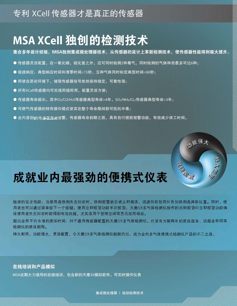 梅思安10128839天鷹5X多種氣體檢測儀圖5