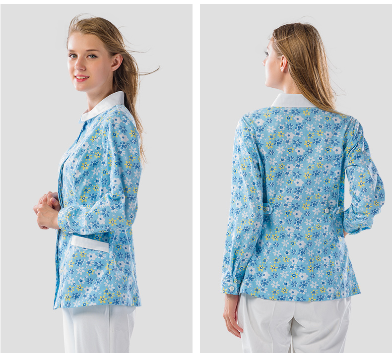 樂(lè)倍康NC158花語(yǔ)長(zhǎng)袖護(hù)士服圖片2