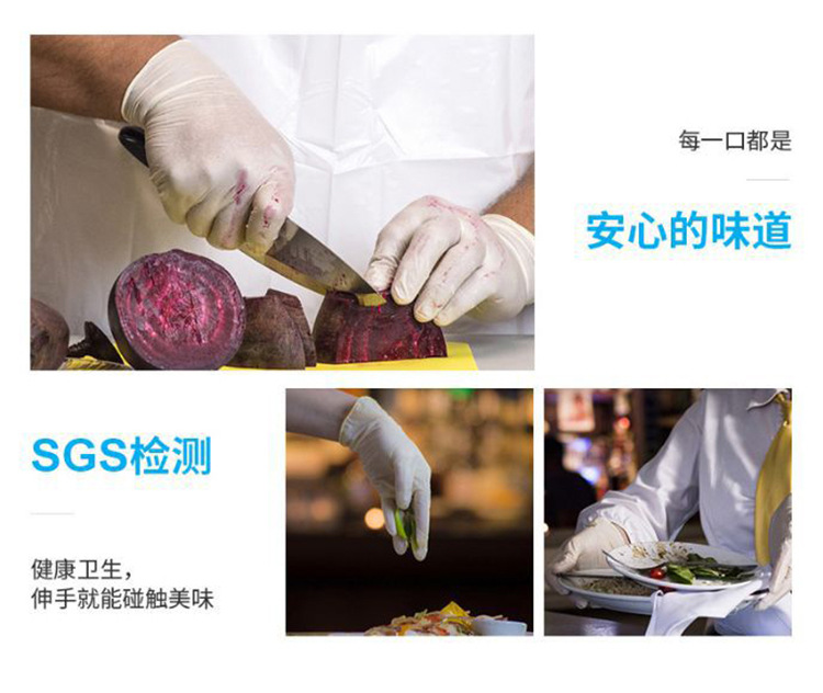 施?？礔890一次性無粉非滅菌橡膠檢查手套圖片6