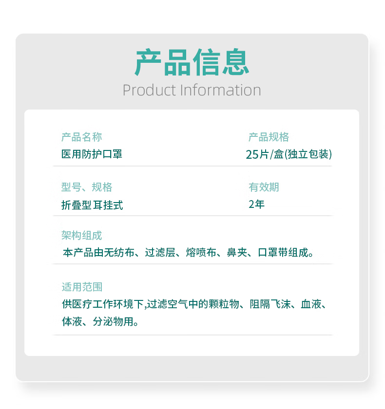 塞莫詩FMN9501折疊耳帶式醫(yī)用防護口罩圖片6