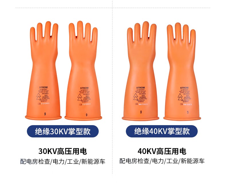 3LO-290/S2-410 STROM乳膠絕緣手套5