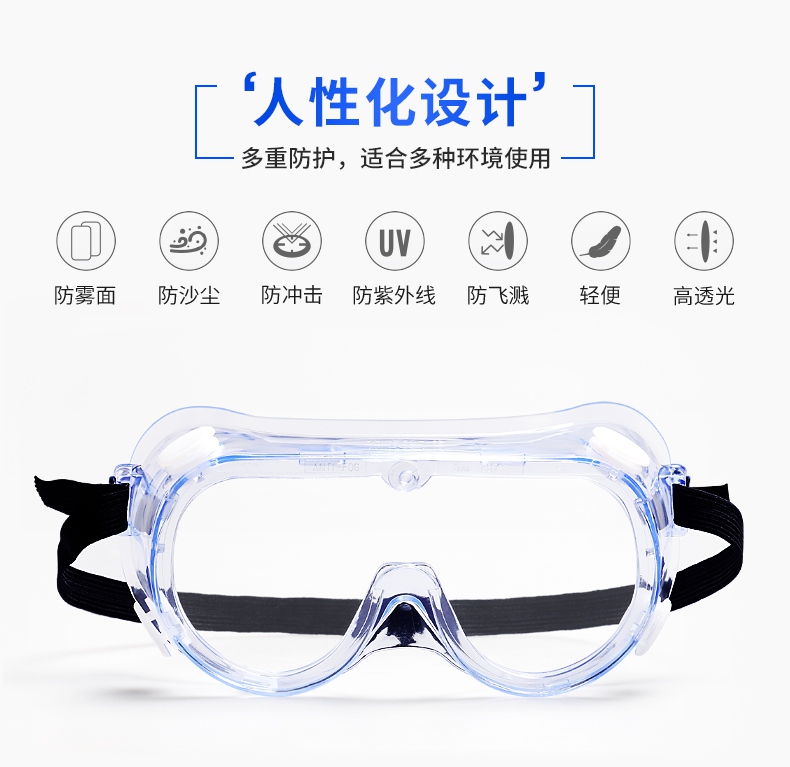 3M1621AF護(hù)目鏡人性化設(shè)計(jì)，多重防護(hù)
