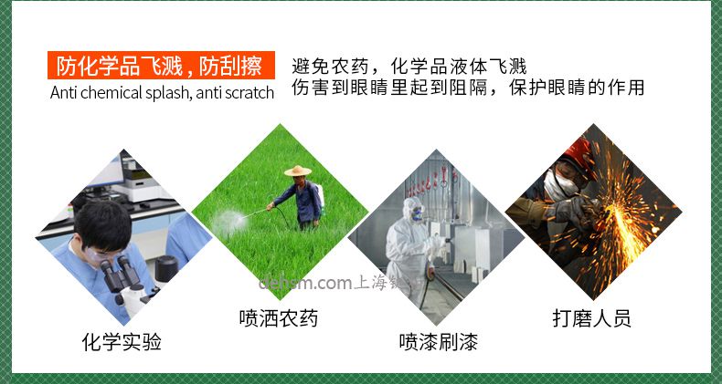 雷克蘭G1510護(hù)目鏡防化學(xué)品飛濺，防刮擦